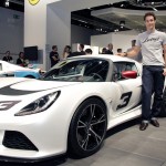 Bruno Senna with the Exige S (2012)