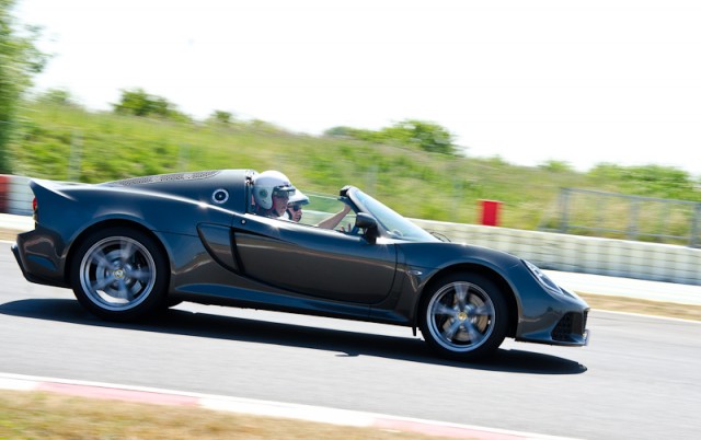 Despite a road-going bias the Exige S Roadster could keep doing this all day.
