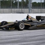 Lotus Indycar engine takes to the track with HVM Racing